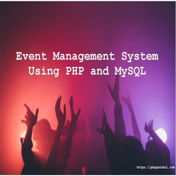 Event-Management-System-project-Using-PHP-and-MySQL