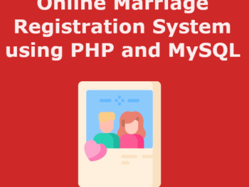 Online-Marriage-Registration-System-Project-Report