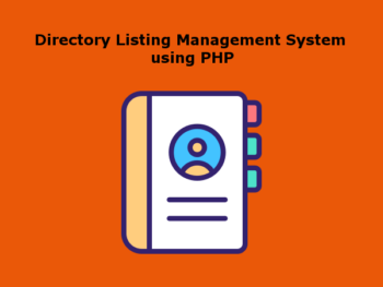 Directory Listing Management System using PHP