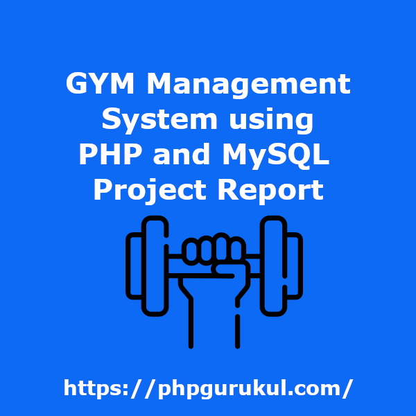 GYM_MS Project PHPGurukul