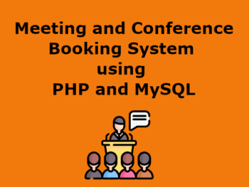 Meeting and Conference  Booking System using PHP and MySQL
