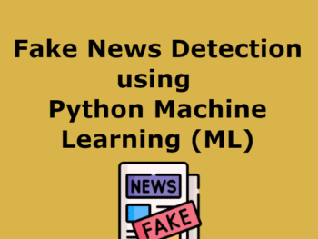 Fake-news-detection-Python-ml