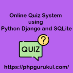 Online-Quiz-System-Python-Django-SQLite